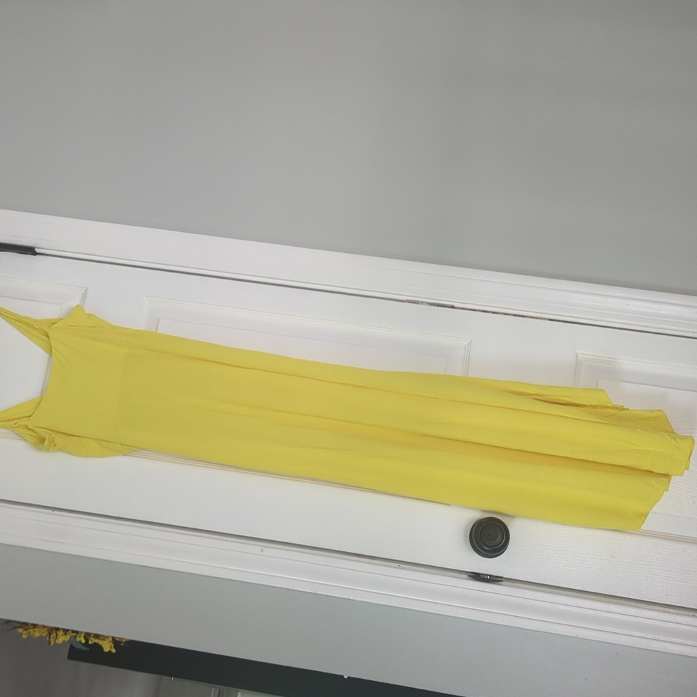 SHEIN Yellow Asymmetrical Ruffled High-Low Sundress - Picture 5 of 5